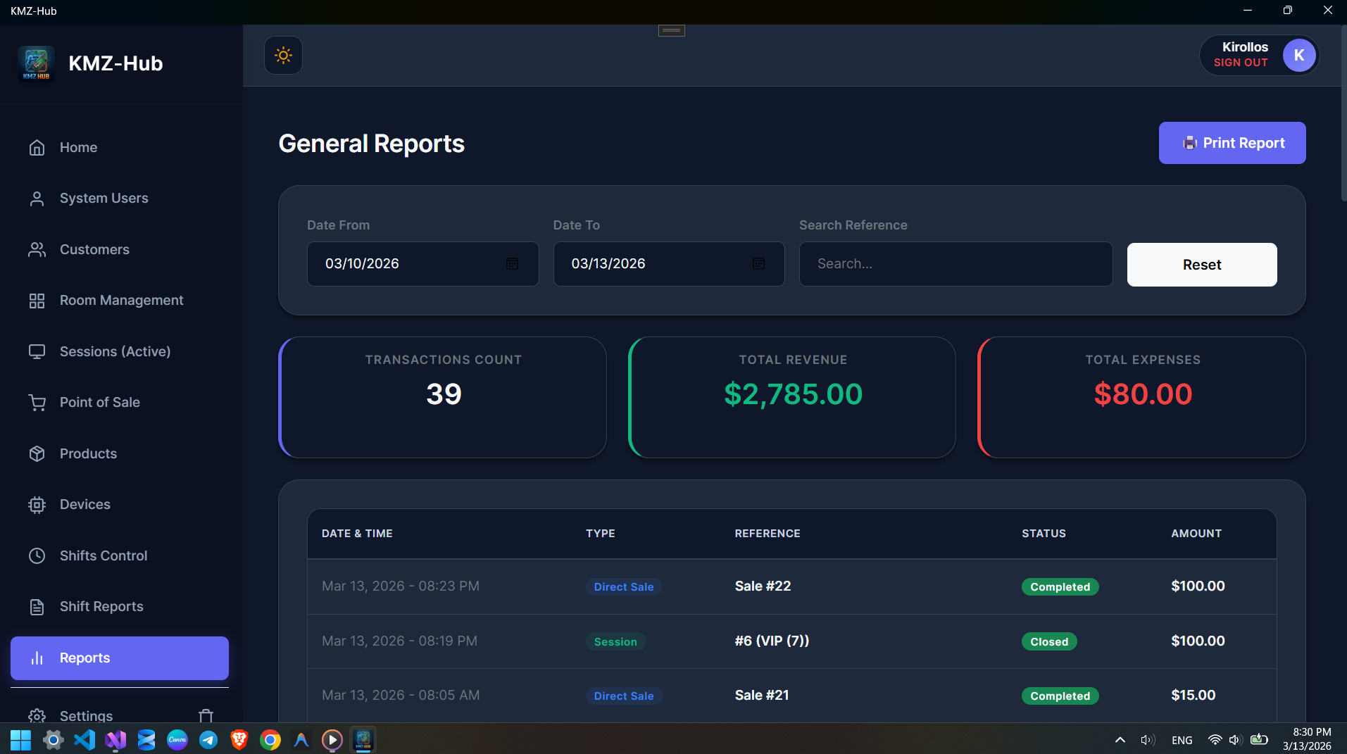 General Reports